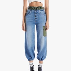 Mother 60% The Balloon Drawstring Cargo Jeans
